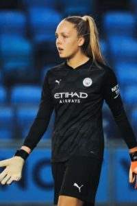 Ellie Roebuck Man City goalkeeper