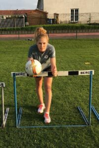 Rebecca Knaak hot football girl