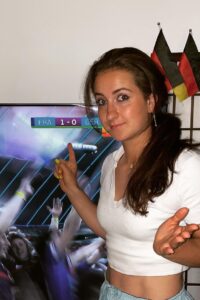 Sara Dabritz hot football