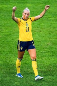 Stina Blackstenius football