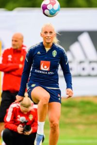 Stina Blackstenius soccer girl