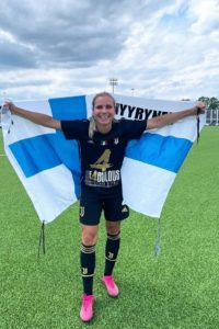 Tuija Hyyrynen Finland soccer