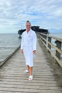 Fridolina Rolfo beach photo