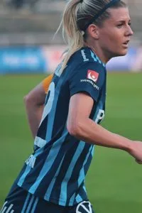 Olivia Schough football