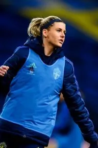 Olivia Schough soccer