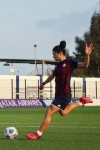 Raquel Rodriguez football goal
