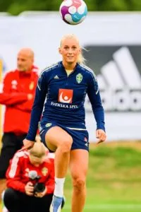 Stina Blackstenius soccer girl